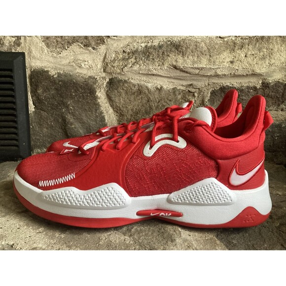 Nike PG 5 Paul George 5 TB Promo University Red White DM5045-603 Men’s Sz 15 New - Picture 1 of 7